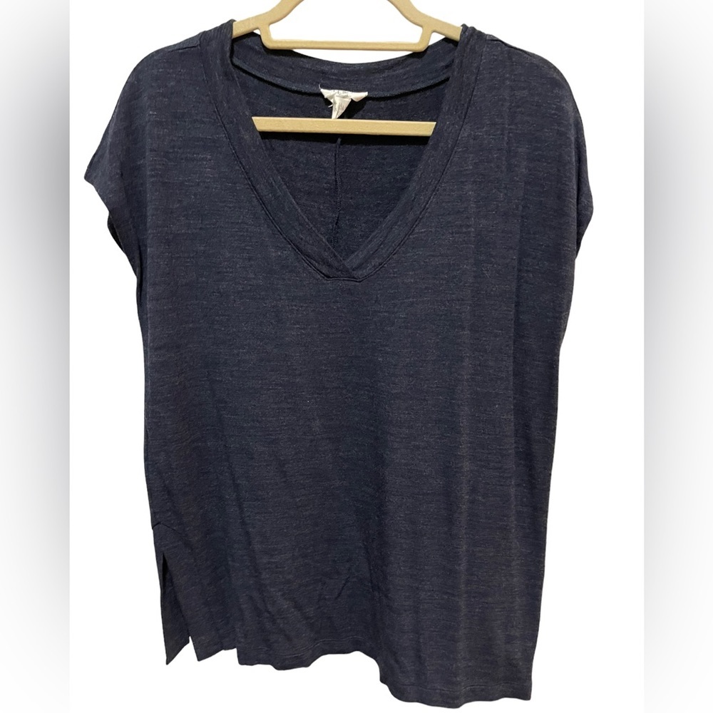 COPY - Loft- sleeveless V-neck Tunic - Navy - size M